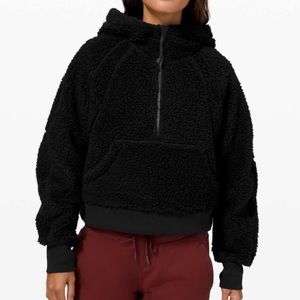 lululemon Scuba Sherpa Oversized Crop Hoodie